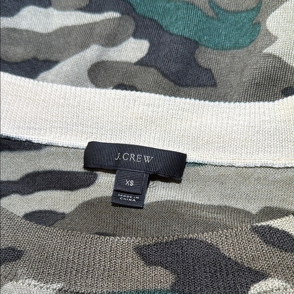 J Crew Merino Wool Tippi sweater in camouflage - Picture 6 of 7
